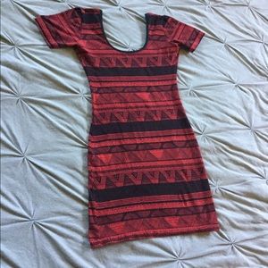 American Apparel Aztec Print Bodycon Dress